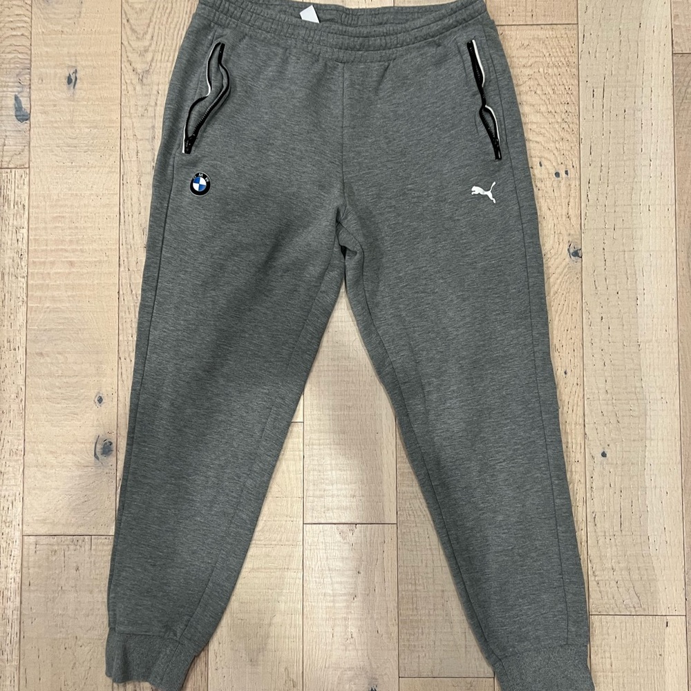 BMW puma gray pants sweatpants